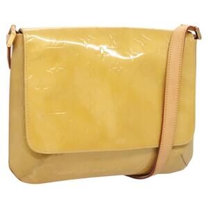 LOUIS VUITTON Monogram Vernis Thompson Street Bag Beige M91301
